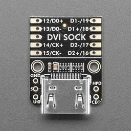 An image of Adafruit DVI Sock for Pico - Works with HDMI Displays