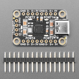 An image of Adafruit CH334F Mini 4-Port USB Hub Breakout