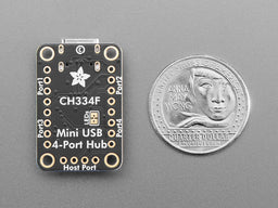 An image of Adafruit CH334F Mini 4-Port USB Hub Breakout