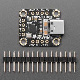 An image of Adafruit CH334F Mini 2-Port USB Hub Breakout