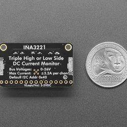 Adafruit INA3221 - Triple 0-26 VDC, ±3.2 Amp Power Monitor