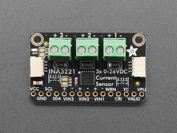 An image of Adafruit INA3221 - Triple 0-26 VDC, ±3.2 Amp Power Monitor