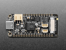An image of Adafruit Feather RP2350 with HSTX Port and 8MB PSRAM