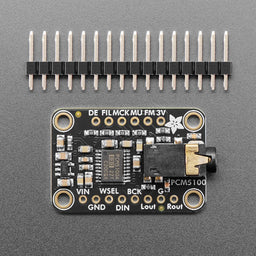 An image of Adafruit PCM5100 I2S DAC with Line Level Output - 100dB SNR