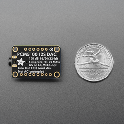 An image of Adafruit PCM5100 I2S DAC with Line Level Output - 100dB SNR