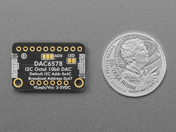 An image of Adafruit DAC6578 Breakout - 8 x Channel 10-bit I2C DAC
