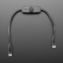 An image of USB Type C Sync Data Cable with On-Off Switch - 28cm long