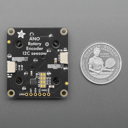 An image of Adafruit ANO Rotary Navigation Encoder to I2C Stemma QT Adapter with Pre-Soldered Encoder