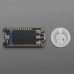 An image of Adafruit ESP32-S2 Reverse TFT Feather with w.FL - STEMMA QT / Qwiic