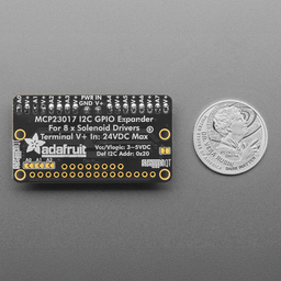 An image of Adafruit I2C to 8 Channel Solenoid Driver - STEMMA QT / Qwiic