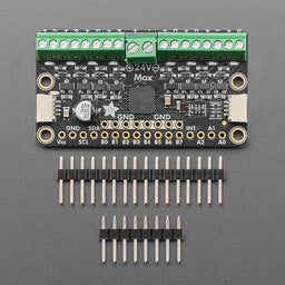 An image of Adafruit I2C to 8 Channel Solenoid Driver - STEMMA QT / Qwiic