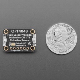An image of Adafruit OPT4048 Tri-Stimulus XYZ Color and Lux Sensor