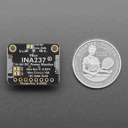 An image of Adafruit INA237 85V 10A 16-bit DC Current Voltage Power Monitor - STEMMA QT