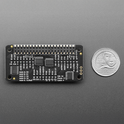 An image of Adafruit Triple LED Matrix Bonnet for Raspberry Pi - For HUB75