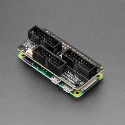 An image of Adafruit Triple LED Matrix Bonnet for Raspberry Pi - For HUB75