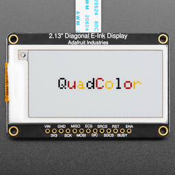Adafruit 2.13" 250x122 Quad-Color eInk / ePaper Display w/ SRAM