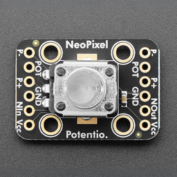 Adafruit NeoPot - Clear Shaft Potentiometer with RGB NeoPixel