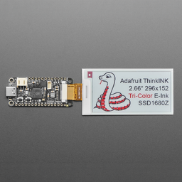 2.66" 296x152 Tri-Color Red / Black / White EInk - Bare Display - SSD1680Z