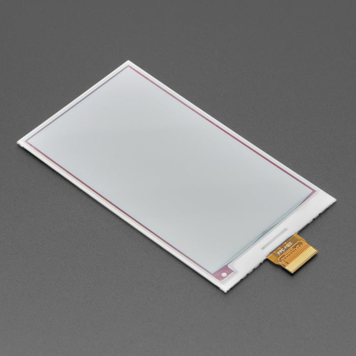 3.7" 416x240 Tri-Color Red / Black / White eInk - Bare Display - UC8253 - For folks who want to DIY their own E-Ink setups, this is a 3.7" diagonal Tri-Color (Red, Black, White) eInk / ePaper Bare Display with 416 x 240 pixels.