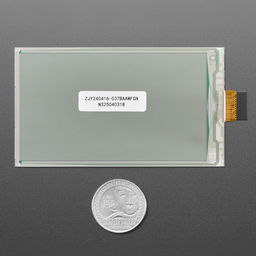 3.7" 416x240 Monochrome Black/White eInk / ePaper - Bare Display - UC8253