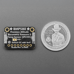 An image of Adafruit BMP580 I2C or SPI Temperature and Pressure Sensor - STEMMA QT