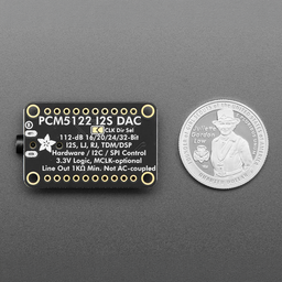 An image of Adafruit PCM5122 I2S DAC with Line Level Output - HW, I2C or SPI