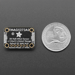 An image of Adafruit TMAG5273 3D Hall Effect Magnetometer Breakout - STEMMA QT