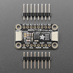 An image of Adafruit ADS7128 8-Channel ADC and GPIO Expander - STEMMA QT / Qwiic