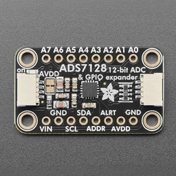 An image of Adafruit ADS7128 8-Channel ADC and GPIO Expander - STEMMA QT / Qwiic