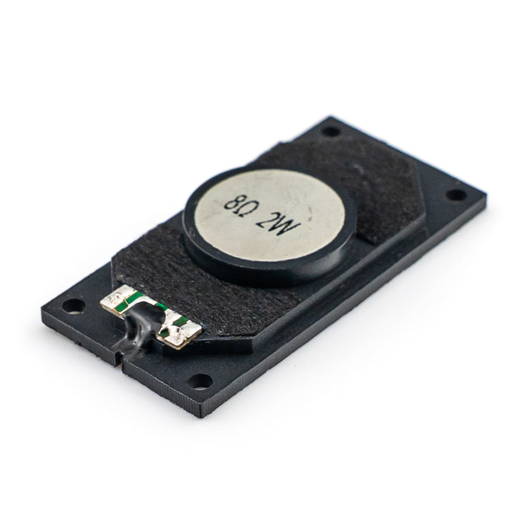 Rectangular Mini Speaker 8Ω (2W) (pack of 10) - A pack of ten compact rectangular speakers, ideal for embedded microcontroller projects.
