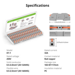 An image of Sonoff Wire Splicing Connectors (34 pcs)