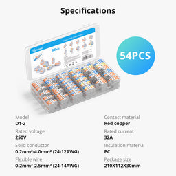 An image of Sonoff Quick Wire Connectors (54 pcs)