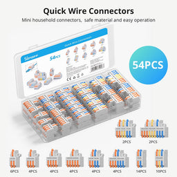 An image of Sonoff Quick Wire Connectors (54 pcs)
