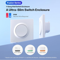 An image of Sonoff Fusion Series 1-Gang Wall Switch Enclosure