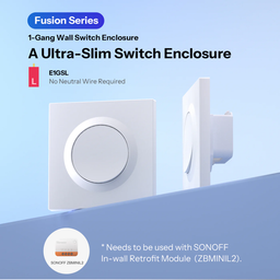 An image of Sonoff Fusion Series 1-Gang Wall Switch Enclosure
