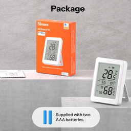 An image of Sonoff AirGuard TH Zigbee Temperature and Humidity Sensor with 3.6'' LCD