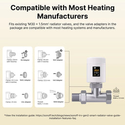Sonoff Gen2 Zigbee Thermostatic Radiator Valve