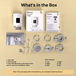 Sonoff Gen2 Zigbee Thermostatic Radiator Valve