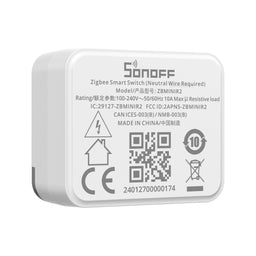 An image of Sonoff Zigbee Smart Relay (With Neutral)