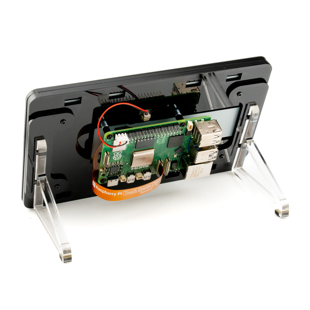 Pibow Frame for Raspberry Pi Touch Display 2 - 7" - Protect your Raspberry Pi Touch Display 2 (7") with this tidy desktop display frame!