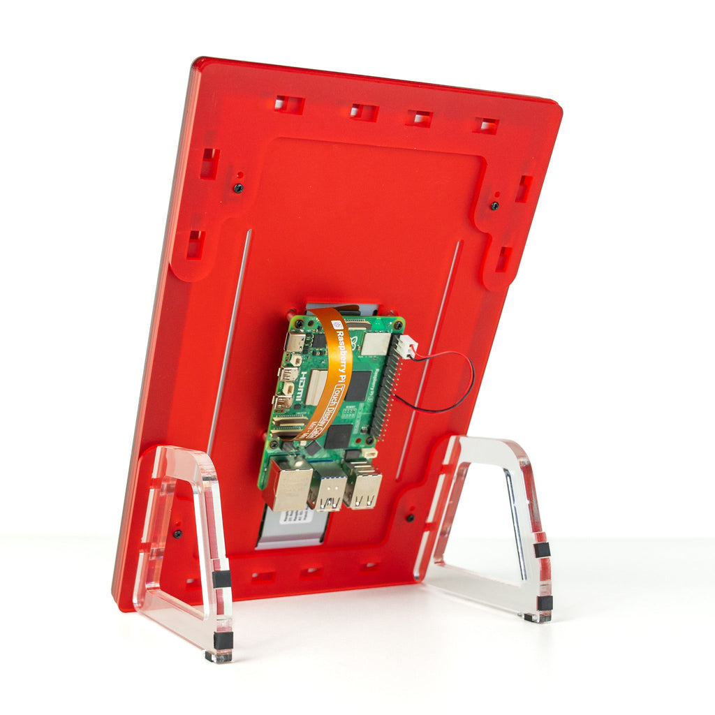 Pibow Frame for Raspberry Pi Touch Display 2 - 10.1" - Protect your Raspberry Pi Touch Display 2 (10.1") with this tidy desktop display frame!