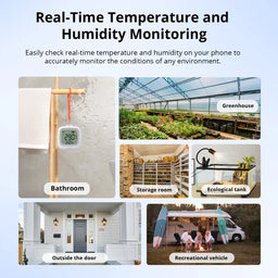 Sonoff Waterproof Zigbee LCD Smart Temperature Humidity Sensor