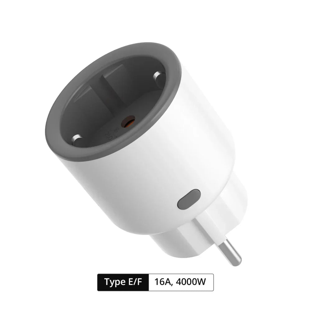 Sonoff Zigbee Smart Plug - A Zigbee smart plug with power monitoring, overload protection and a compact design.