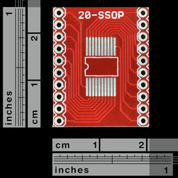 An image of SparkFun SSOP to DIP Adapter