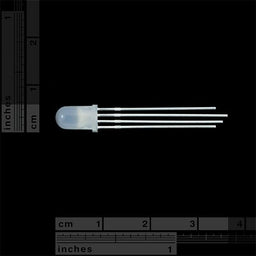An image of LED - RGB Common Cathode (pack of 5)