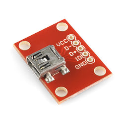 An image of SparkFun USB Mini-B Breakout