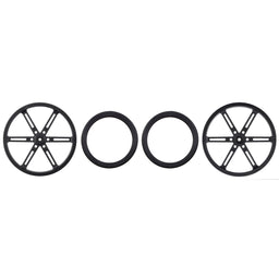 Pololu Wheel for Standard Servo Splines (25T, 5.8mm) - 90×10mm, 2-Pack