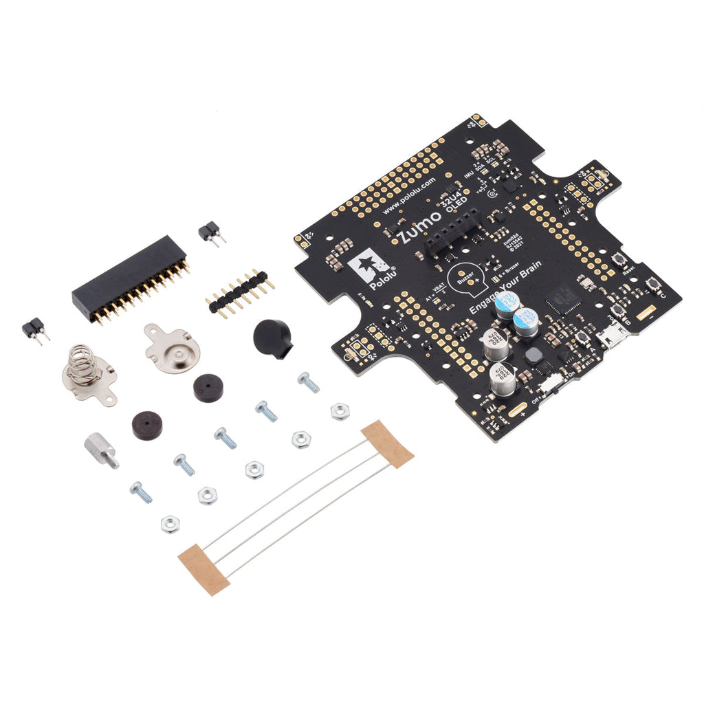 Zumo 32U4 OLED Main Board - This is the main control board for the Zumo 32U4 OLED robot.