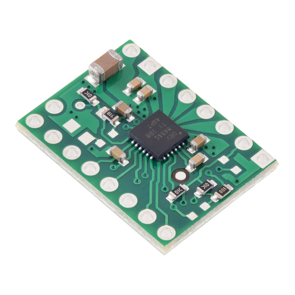 DRV8434S SPI Stepper Motor Driver Carrier, 2A Max. Current Limit - This breakout board for TI’s DRV8434S microstepping bipolar stepper motor driver operates from 4.5 V to 48 V and can deliver up to approximately 1.2 A continuous per phase without a heat sink or forced air flow (2 A peak).