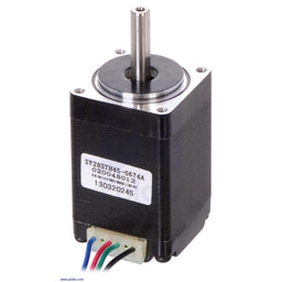 Stepper Motor: Bipolar, 200 Steps/Rev, 28×45mm, 4.5V, 0.67 A/Phase